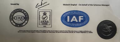 ISO Certification - URS, UKAS, IAF
